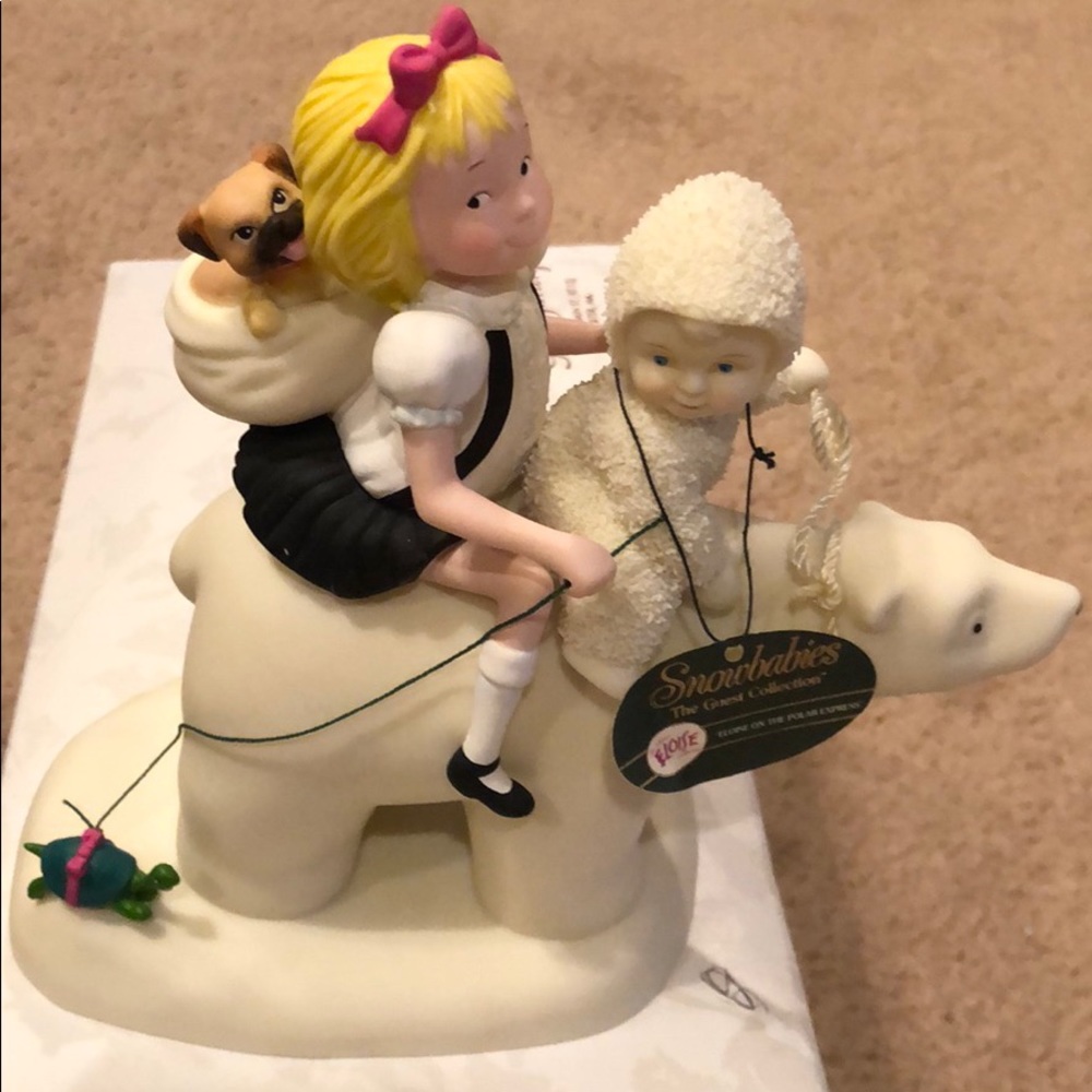 Snowbabies “Eloise on the Polar Express” 2001